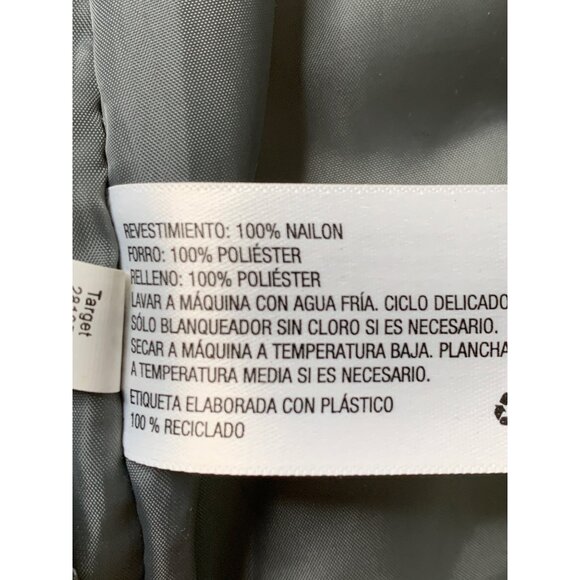 Mens Gray Puffer Sweater Jacket Goodfellow x Target M  RX10347 EUC Thin - Picture 6 of 10